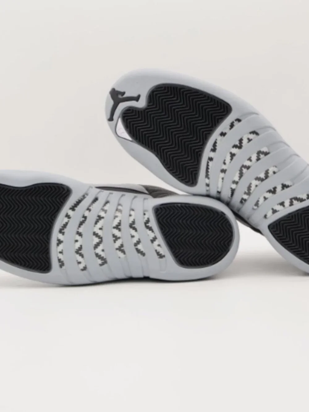 Nike Air Jordan 12 Retro Barons Black and Wolf Grey